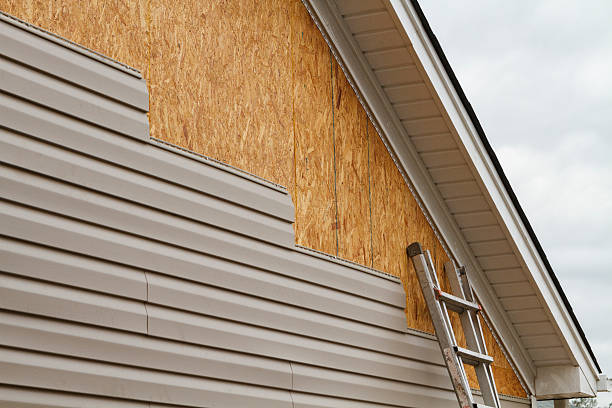Professional Siding Repair technician working in Maplewood, WA